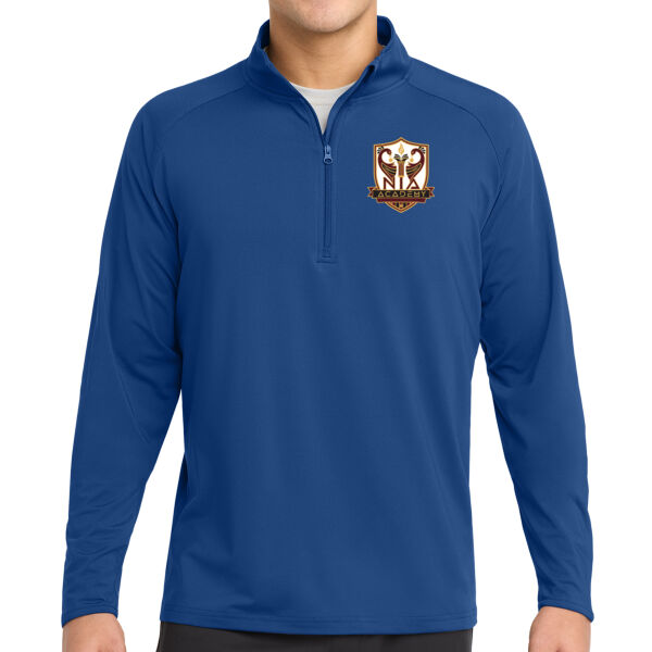 Sport-Tek Sport-Wick Stretch 1/4 Zip Pullover - Embroidered Logo Thumbnail