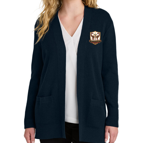 Port Authority Women's Easy Care Open-Front Cardigan - Embroidered Logo Thumbnail