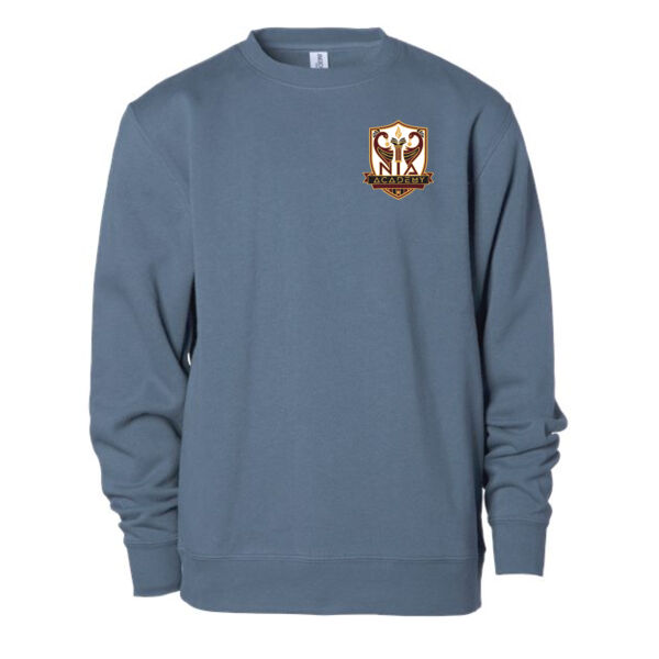 Independent Trading Co Youth Midweight Crewneck Sweatshirt - Embroidered Logo Thumbnail