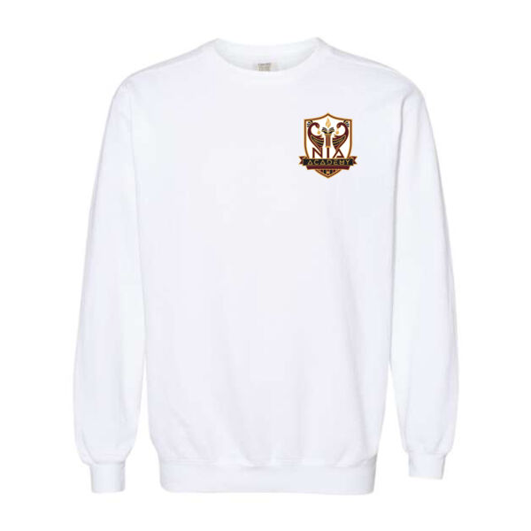 Comfort Colors Unisex Garment-Dyed Crewneck Sweatshirt - Embroidered Logo Thumbnail