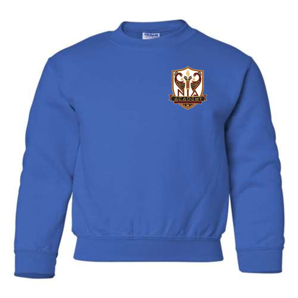 Gildan Youth Heavy Blend Crewneck Sweatshirt - Embroidered Logo Thumbnail