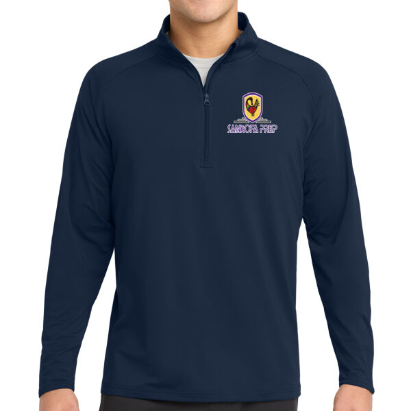 Sport-Tek Sport-Wick Stretch 1/4 Zip Pullover - Embroidered Logo Thumbnail