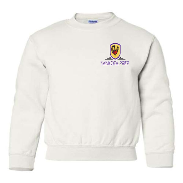 Gildan Youth Heavy Blend Crewneck Sweatshirt - Embroidered Logo Thumbnail