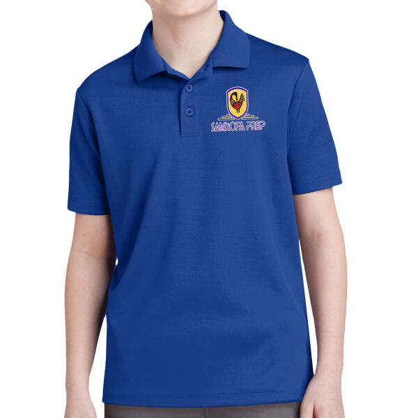 Sport-Tek Youth PosiCharge RecerMesh Polo - Embroidered Logo Thumbnail