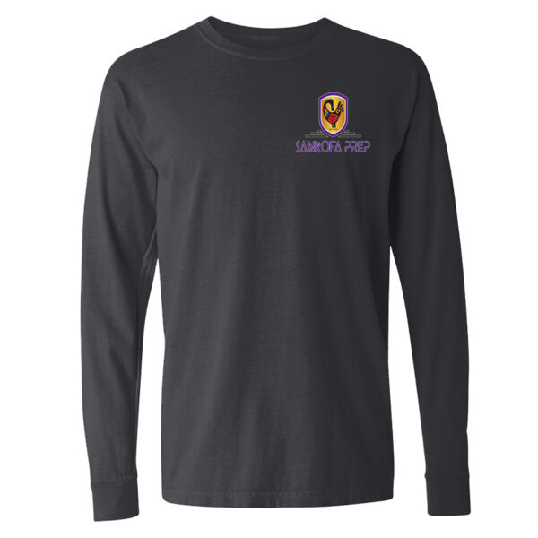Comfort Colors Unisex Garment-Dyed Heavyweight Long Sleeve T-Shirt - Printed Logo Thumbnail