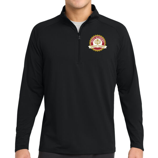 Sport-Tek Sport-Wick Stretch 1/4 Zip Pullover - Embroidered Logo Thumbnail