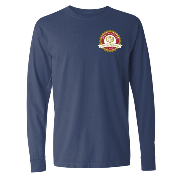 Comfort Colors Unisex Garment-Dyed Heavyweight Long Sleeve T-Shirt - Printed Logo Thumbnail