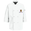 Eight Pearl Button Chef Coat with Thermometer Pocket Thumbnail
