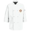 Eight Pearl Button Chef Coat with Thermometer Pocket Thumbnail