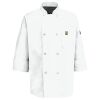 Eight Pearl Button Chef Coat with Thermometer Pocket Thumbnail