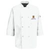 Eight Pearl Button Chef Coat with Thermometer Pocket Thumbnail