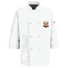 Eight Pearl Button Chef Coat with Thermometer Pocket Thumbnail