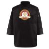 Black Knot Button Chef Coat Thumbnail